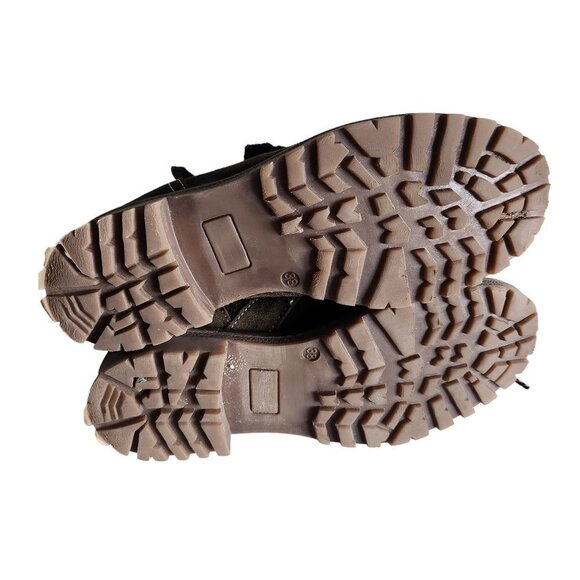 Bos & Co Corral Shoes Women's 38 7.5 Brown Waterproof Suede Boots Lace Up - Picture 6 of 10